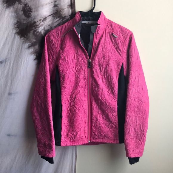 Saucony Women's Running Pink & Black Jacket - Picture 1 of 7